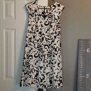 Ann Taylor Loft Blue and white dress